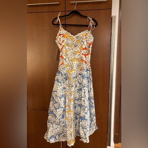 FARM Rio Multicolor Floral Midi Dress NWT! - Picture 5 of 6